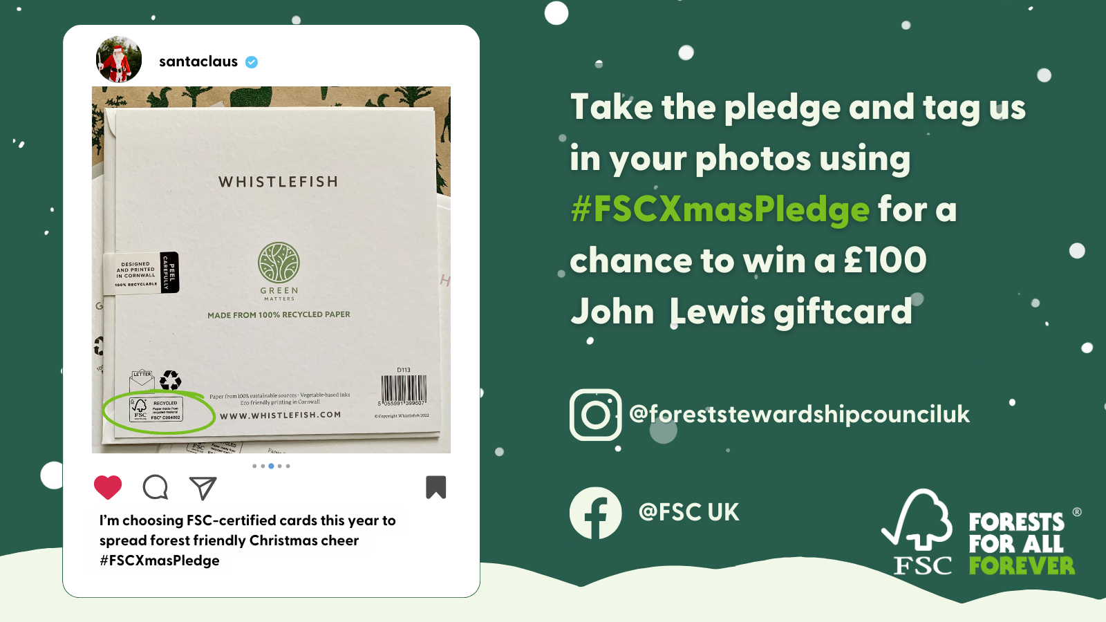 FSC Xmas Pledge steps