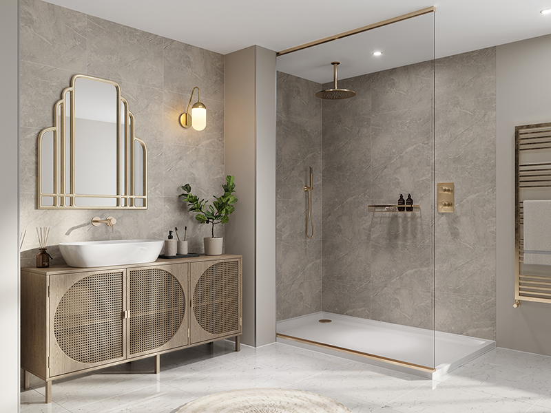 Multipanel Valmasino Marble, The Tile Collection