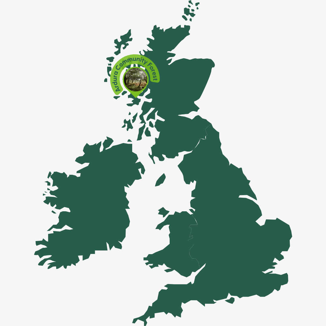 Ardura Community Forest map