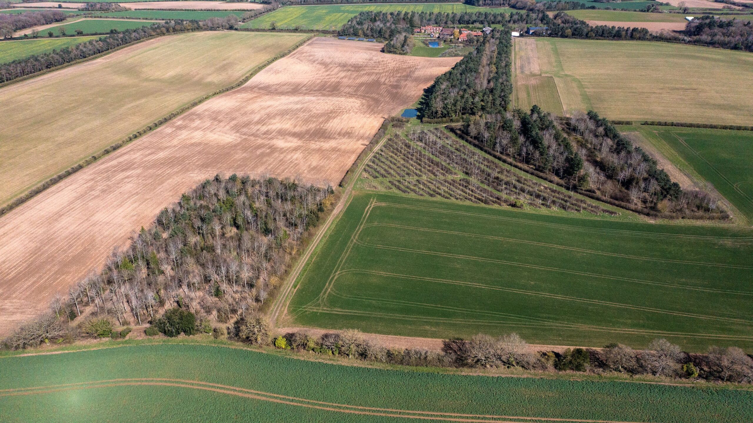 Hole Farm from above (C) Charles Inglis