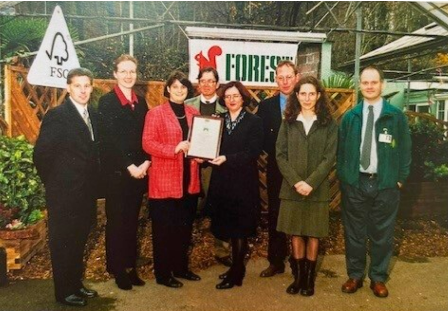 Forestry Comission FSC-certified in 1999