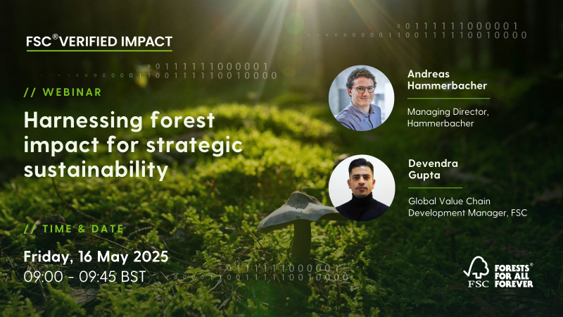 FSC Verified Impact webinars: Forest-driven corporate sustainability
