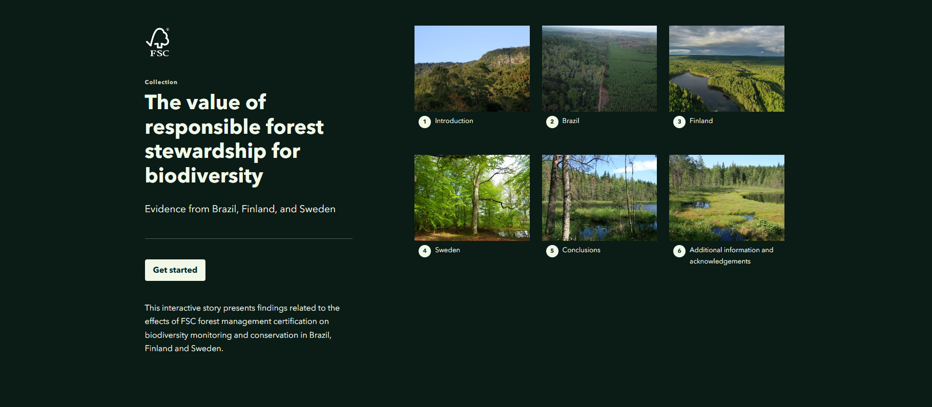 FSC - The value of responsible forest stewardship for biodiversity