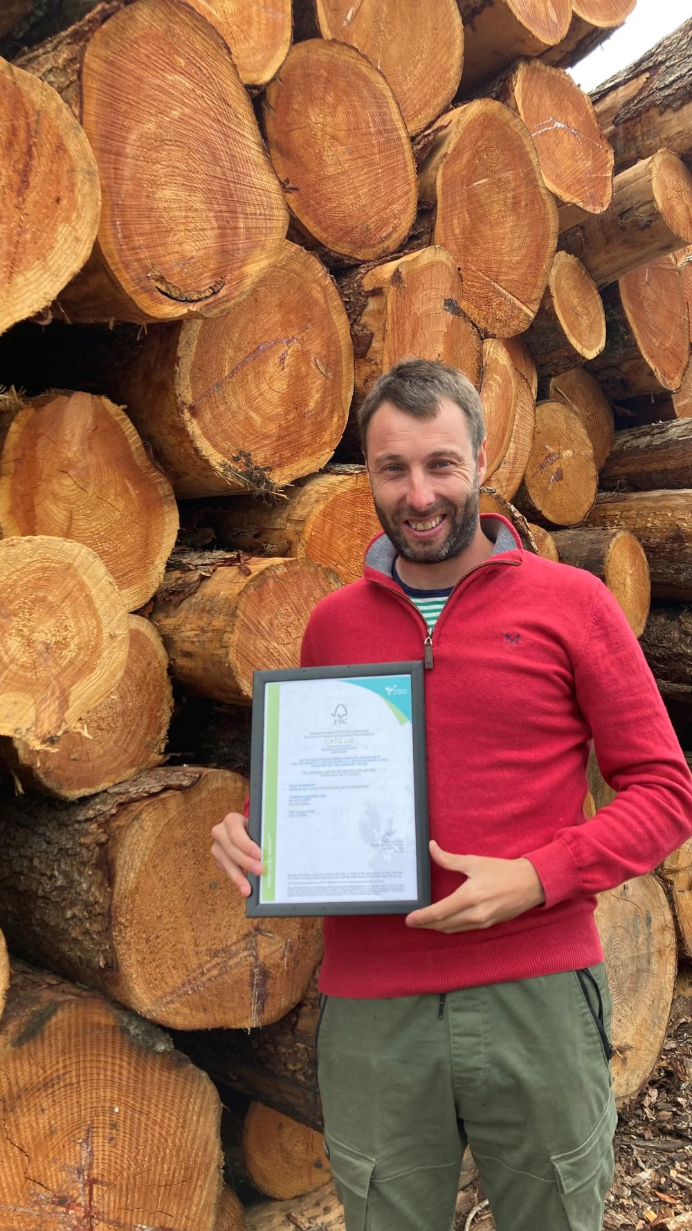 The Larch Cladding Company FSC certificate