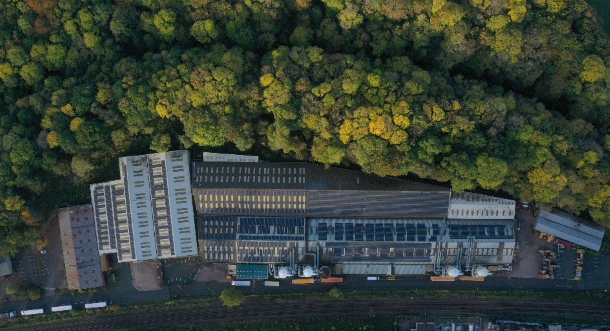 Archwood Group site Chirk solar panels