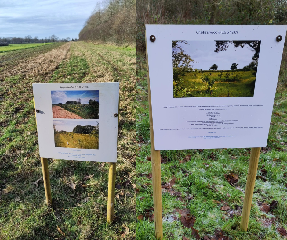 Hole farm Interpretation boards