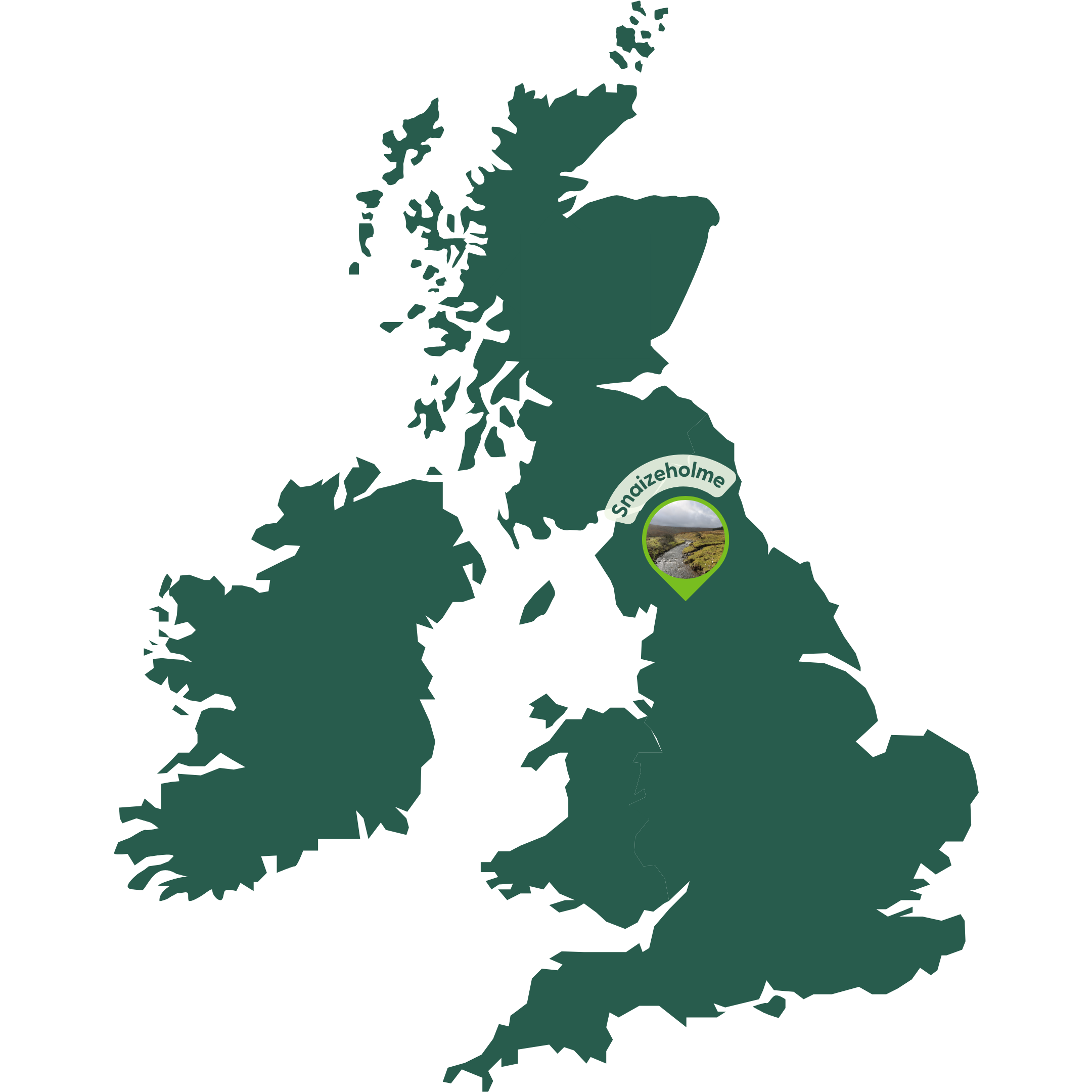 Woodland Trust Snaizeholme FSC Verified Impact map