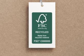 FSC recycled label