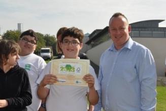 Tree planting at Mont L’Abbeé Special Needs school, Jersey