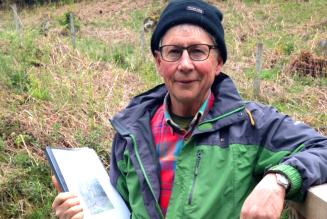 Gary Primrose, winner of the Small and Farm Woodlands Award, for his exceptional, multi-functional management of Sawrey Ground Plantation in Cumbria.