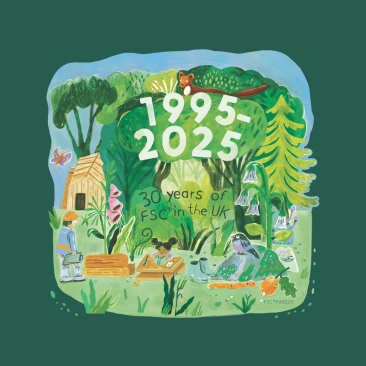 30 years of FSC UK badge