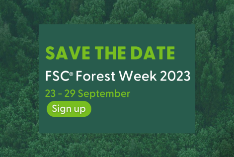 Save the date FSC Forest Week 2023