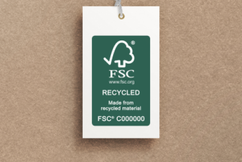 FSC recycled label