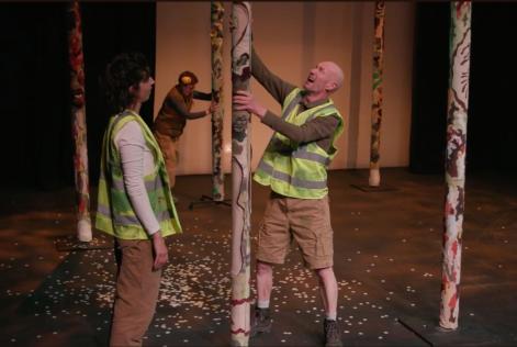 Production Forestry - Charlotte Driessler, Helen Cuinn and Tam Dean Burn (C) Deirdre Heddon / University of Glasgow