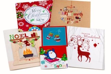 FSC certified Christmas cards from the Co-operative.