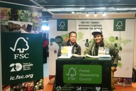 FSC PIPC representatives at the CIFOR Global Landscape Forum