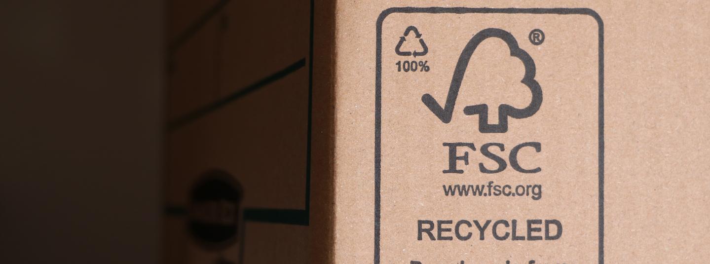 FSC Recycled packaging © FSC UK  