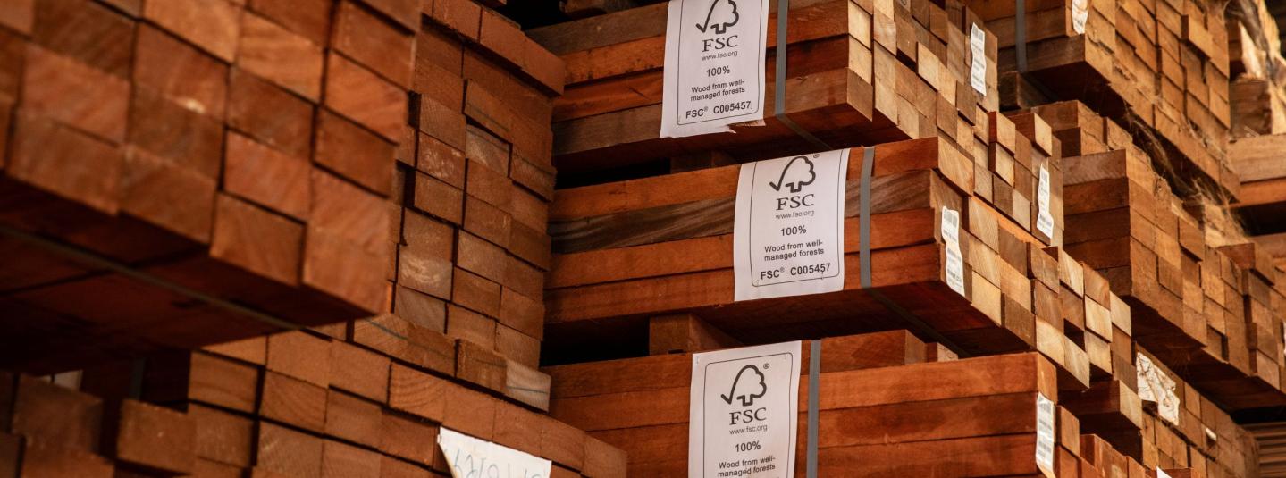 FSc-certified timber in construction (C) (c)FSC Africa_Jonathan Perugia