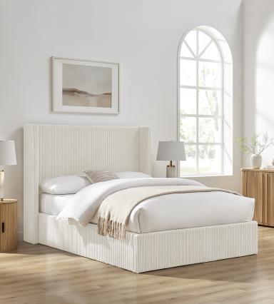 Limelight beds Gemini Chord Bed Storage in Natural