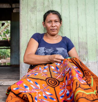 Image of woman from a forest community