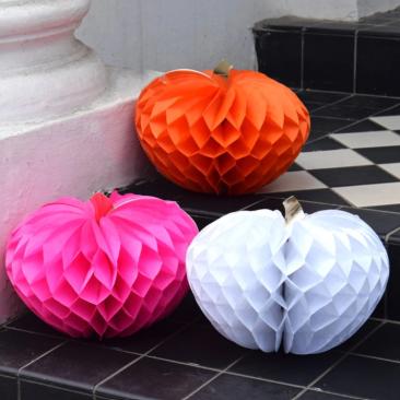 Honeycomb Pumpkin decoration - from Talking Tables
