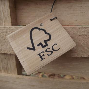 Wooden FSC label