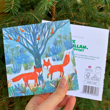 Xmas card and label